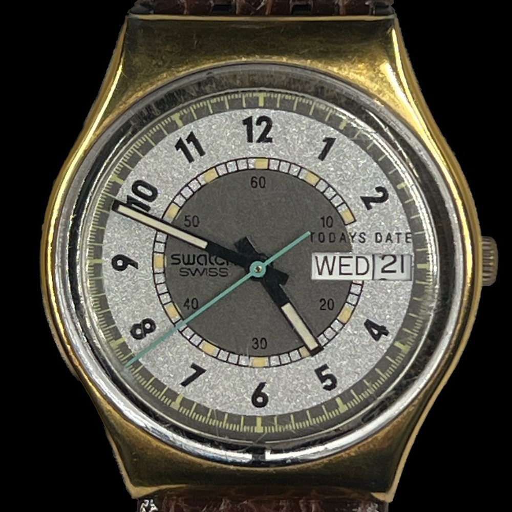 Swatch Albatross (GX700) 1988 org. model – **New Swatch Band/New Battery**